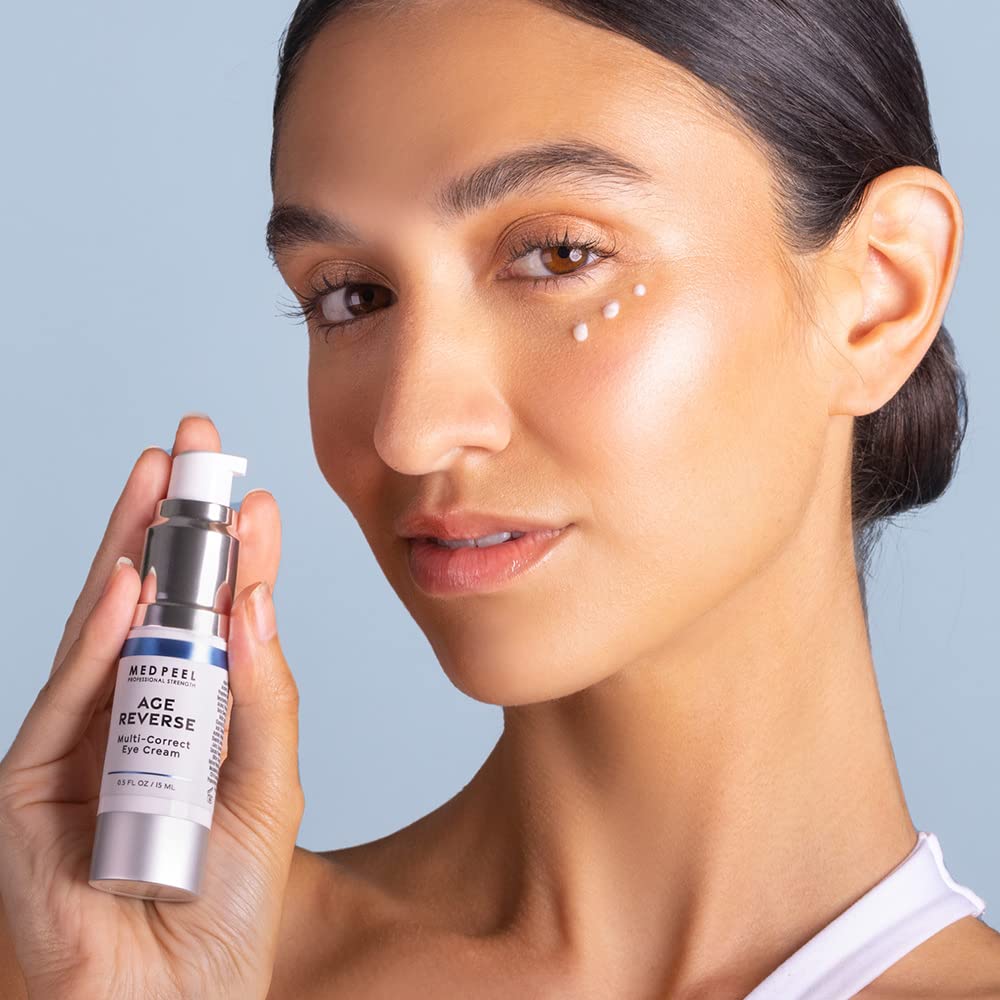 MedPeel Age-Reverse Multi-Correction Eye Cream, Plump, Moisturize and Hydrate Delicate Eye Skin, 0.5 fl oz