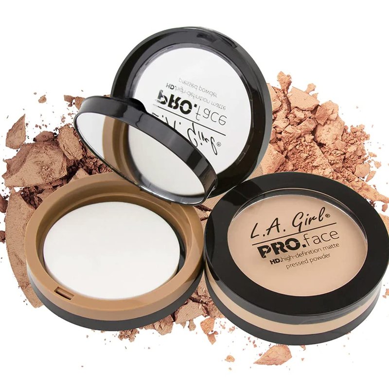 LA GIRL PRO Face Powder - Soft Honey | Long-Lasting Matte Finish, 2-Pack