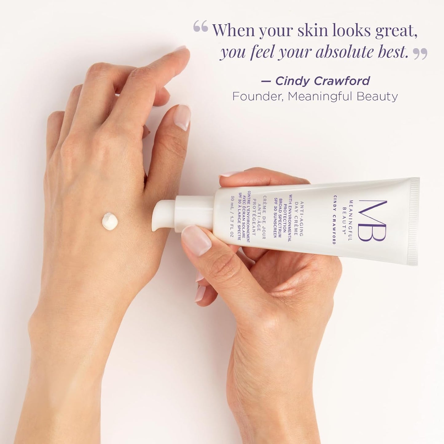 Meaningful Beauty Moisturizer with SPF 30 | Anti-Pollution & Blue Light Protection Day Cream
