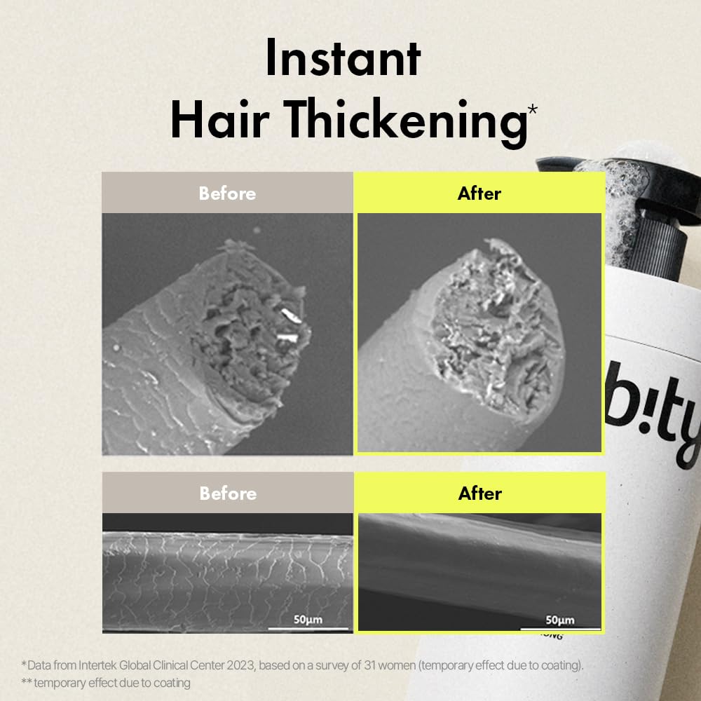 grabityg0.0 Hair Lifting Shampoo Strong – Hair Strengthening and Thickening Shampoo for Thinning Hair with Biotin and Salicylic Acid, Vegan & Free from Sulfates and Parabens, 16.06 fl.oz.