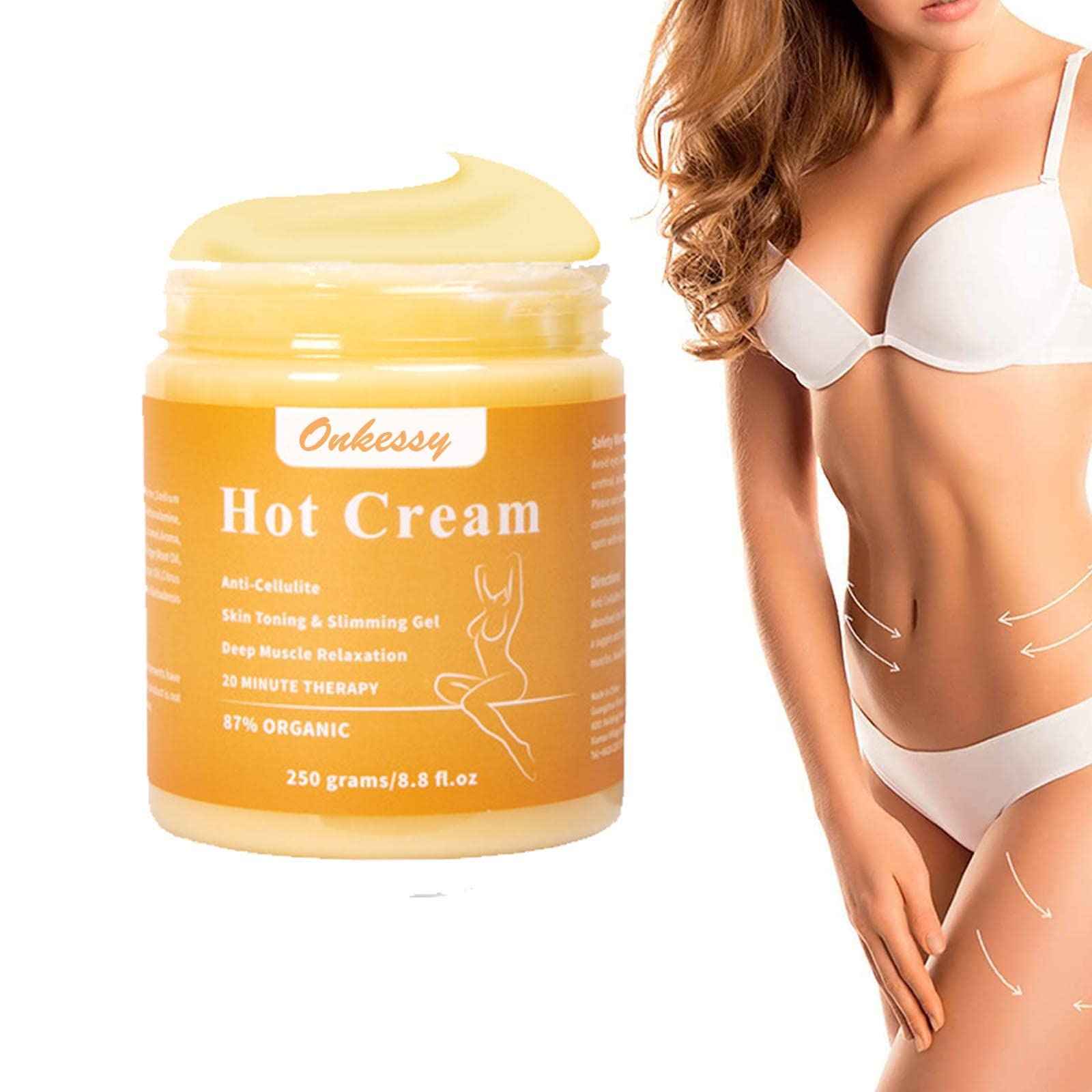 Hot Cream Cellulite and Fat Burner Body Slimming Cream for Belly Fat Burner Body Shape Anti Cellulite Body Wrap Lotion for Weight Loss Crema quemadora de grasa Abdominal