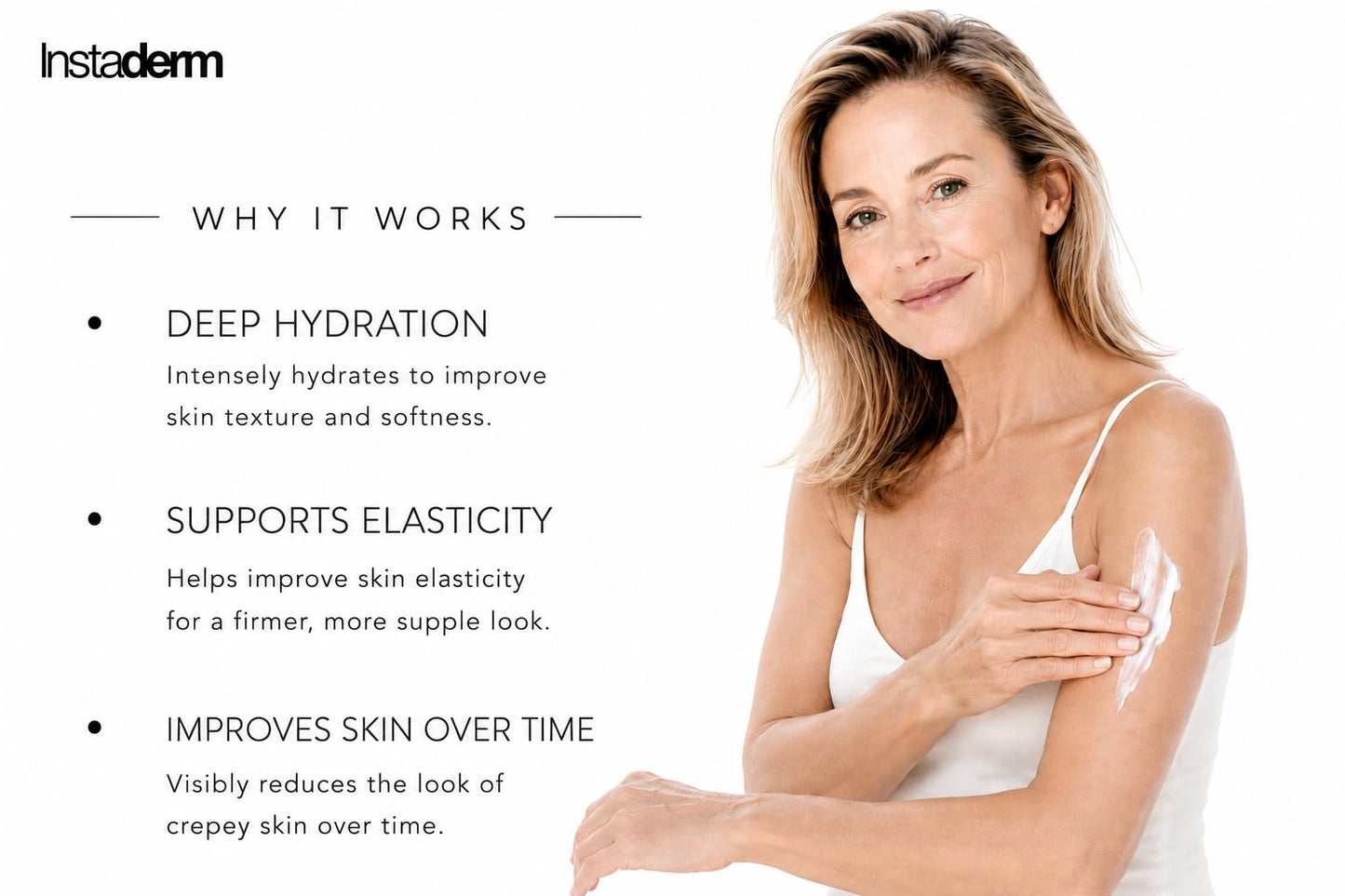 Crepe Fix Body Cream – Anti-Aging Moisturizer for Neck & Body – Improve the Appearance of Thinning Aged Crepey Skin, Wrinkles & Dryness. Support Skins Natural Elastin & Collagen Production. 8OZ