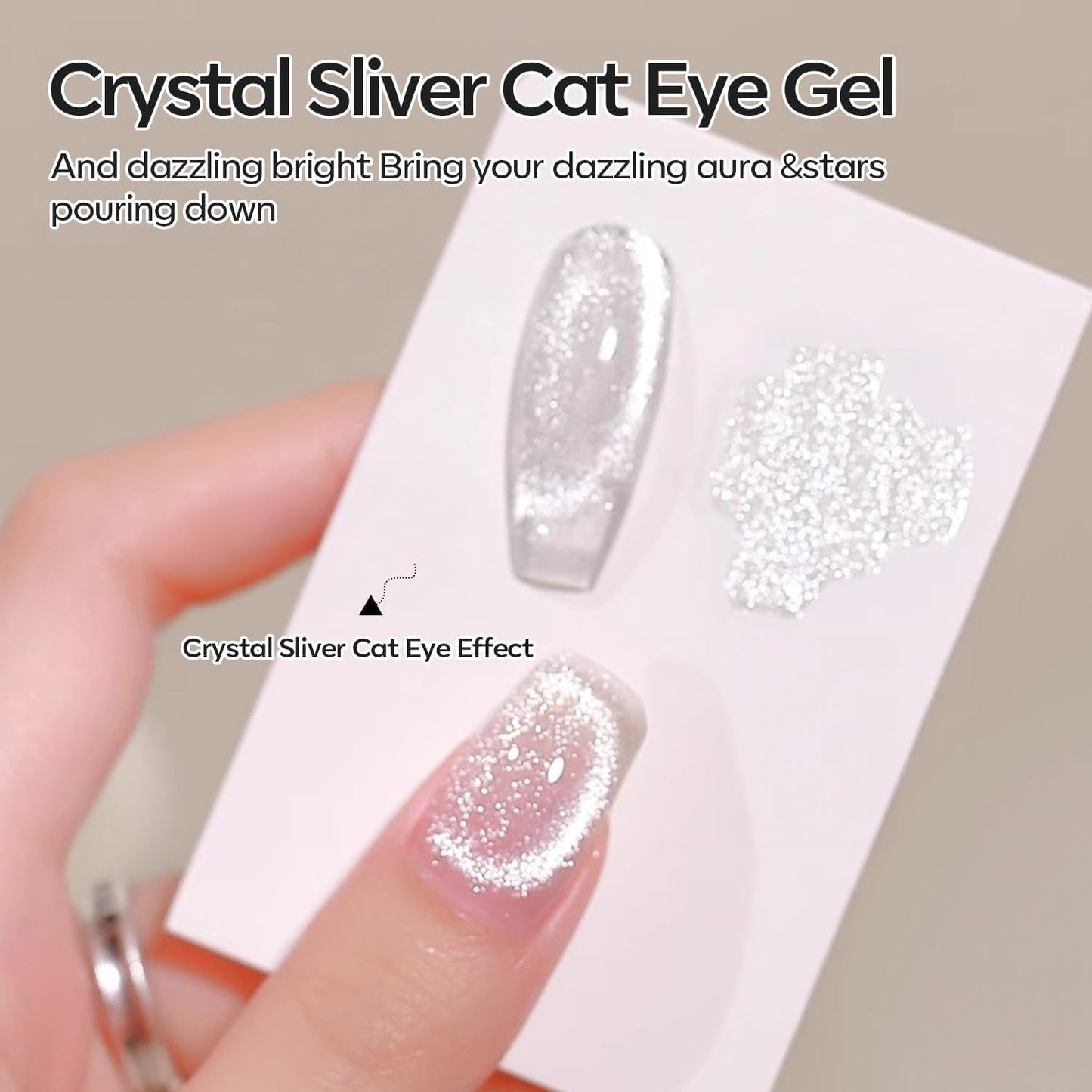 modelones Cat Eye Magnet, 5 in 1 Multifunction Nail Magnets for Cat Eye Gel Nail Polish, Magnetic Sticks Nail Design Glassy Moon French Flower Heart Cats Eye Effect Manicure DIY