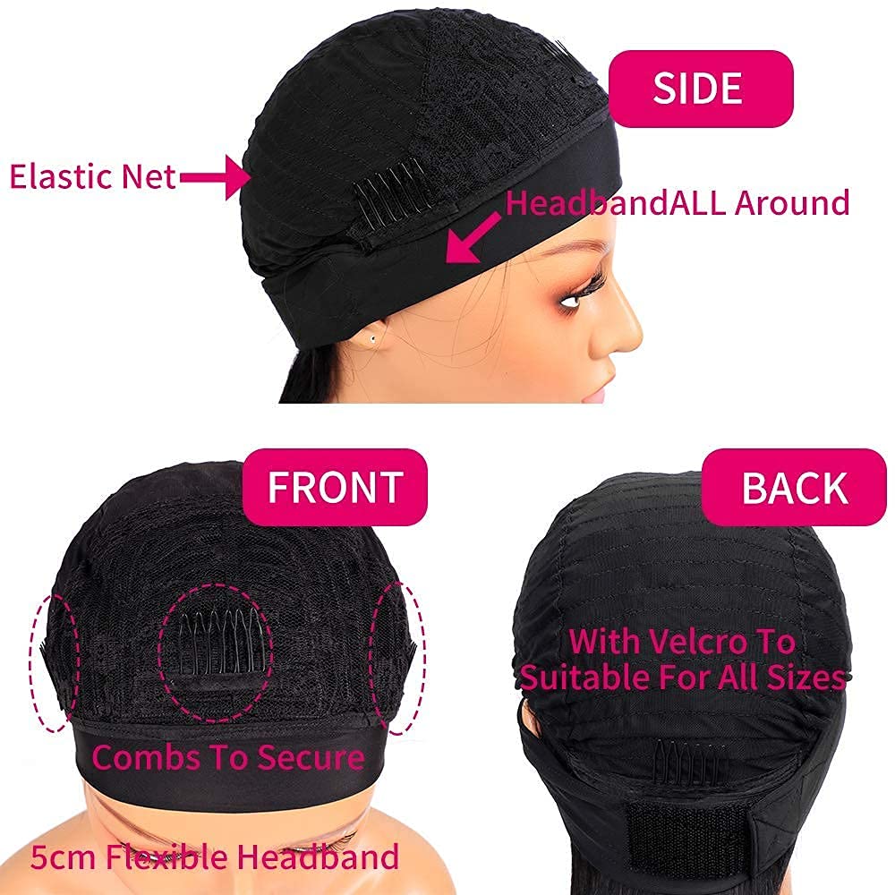 mengkai Deep Wave Lace Front Wigs Human Hair For Women Headband Wig Human Hair Deep Wave Glueless None Lace Front Wig Curly Headband Half Wigs for Women Brazilian Virgin Machine Made Wig 10 Inch