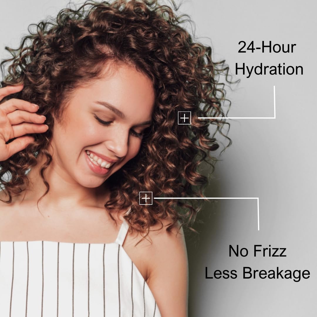 CinNoir Total Care 9.0 Leave-In Conditioner Spray, 2 Layer Conditioner, Frizz Control and Detangler, Silicone Free, Conditioner for Dry Damaged Hair, Women & Men, Hair Conditioner for All Hair Types