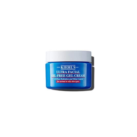 Kiehl's Ultra Facial Oil-Free Moisturizer, Shine-Reducing Gel Cream for Oily to Normal Skin, Hydrates Skin for 24 Hours, Visibly Minimizes Pores, Non-comedogenic, Fragrance-free - 0.95 fl oz