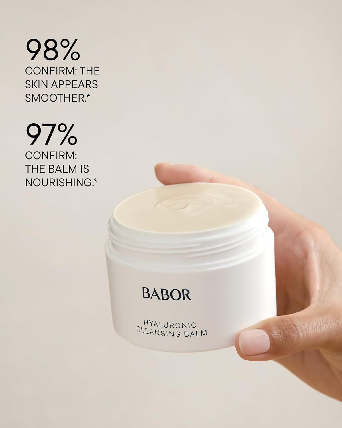 Hyaluronic Cleansing Balm to Oil - Gentle Face Cleanser for Demanding Skin | Hydrating 150 ml