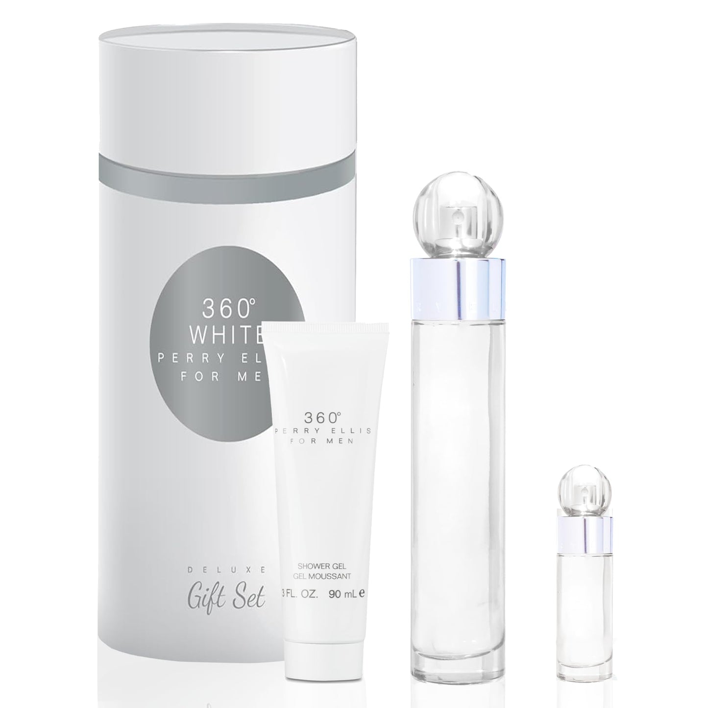 Perry Ellis 360° White for Men 3-Piece Gift Set