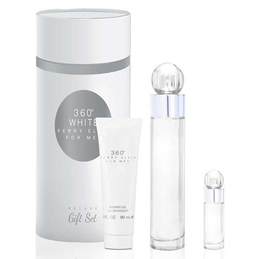 Perry Ellis 360° White for Men 3-Piece Gift Set