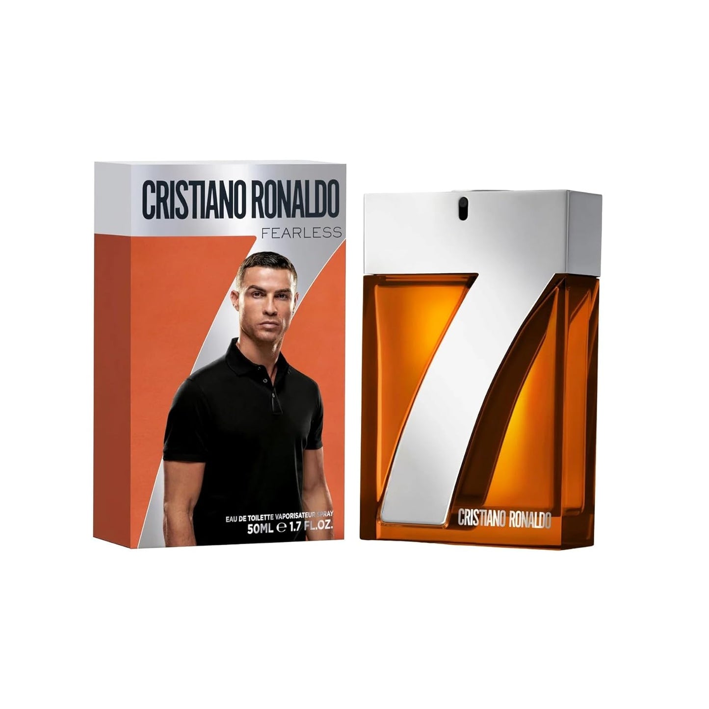 Cristiano Ronaldo Fearless Cologne for Men - Long Lasting Woody Spicy Floral Perfume | 1.7 oz Eau de Parfum