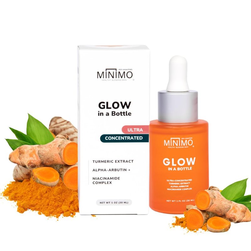 Turmeric Skin Brightening Oil - Ultra-Concentrated Serum for Dark Spots | 1 Fl. Oz Travel Size