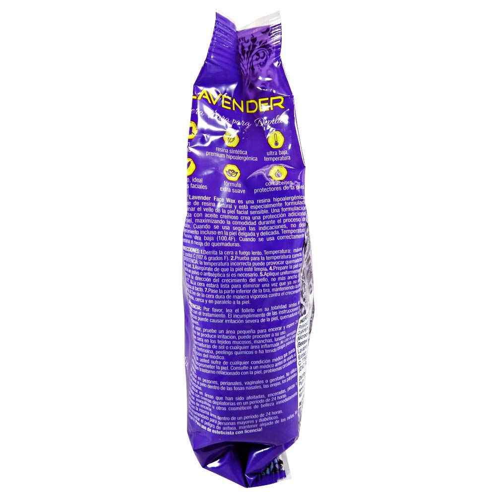 Waxness Premium Luxury Lavender Face Hard Wax Beads 0.8 lb / 400g