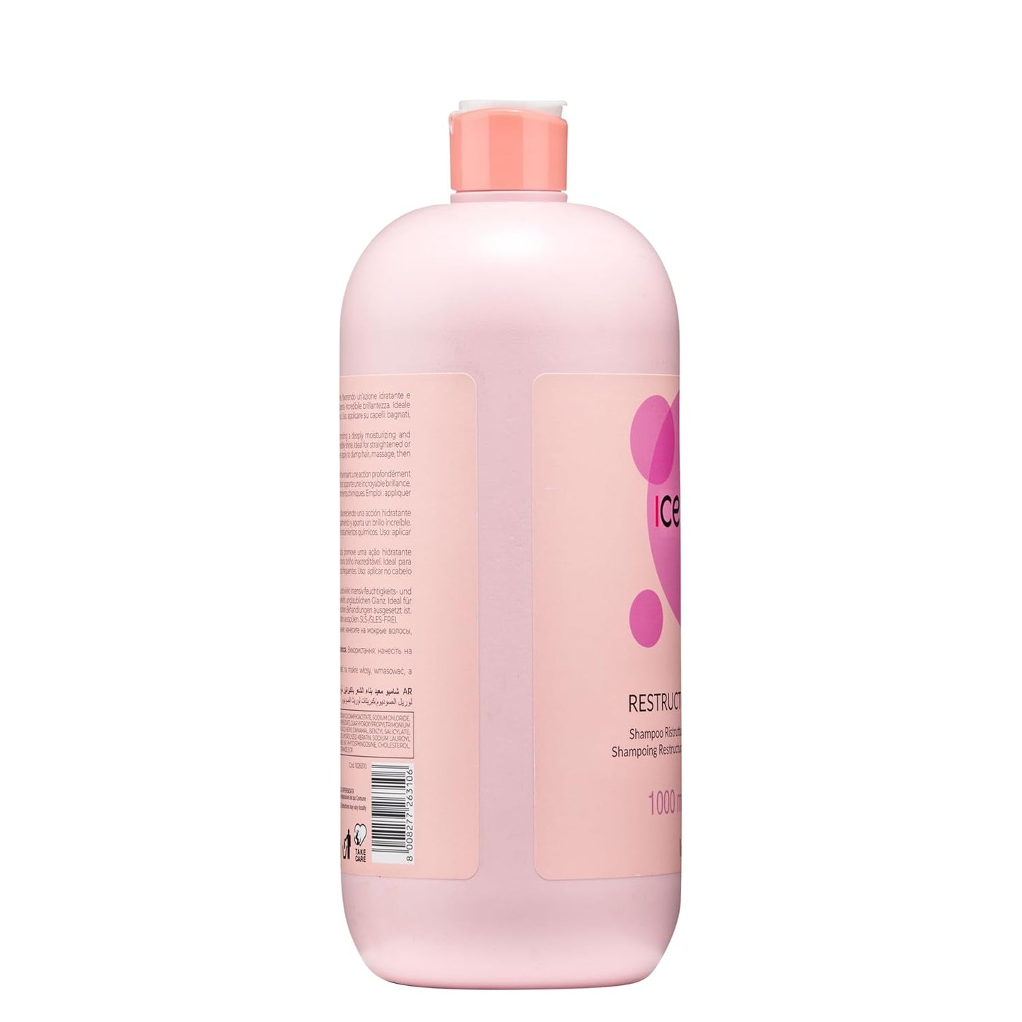 Inebrya Ice Cream Keratin Shampoo - Moisturizing for Dry, Damaged Hair | 33.8 oz.