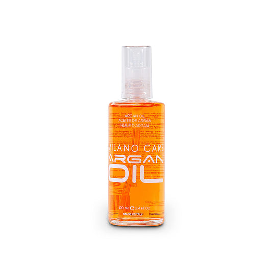 Milano Care Argan Oil – Premium Organic Treatment for Dry, Frizzy, Thin or Damaged Hair – Hydrating Leave-In Oil – Natural Hair Protector for Heat Styling – All Hair Types, 3.4 fl oz