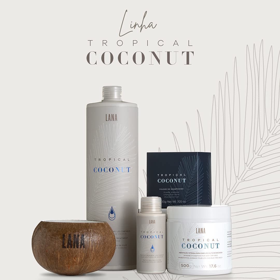 Tropical Coconut Hair Mask - Intense Hydration for Very Dry Hair | 200g / 7.05 oz.