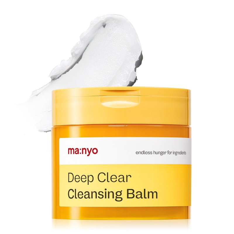 MANYO Deep Clear Cleansing Balm - Vegan, Daily Makeup Remover with Natural plant oils 4.46oz (132ml)