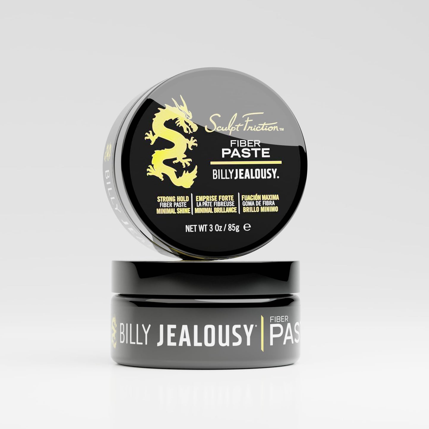 Billy Jealousy Sculpt Friction Fiber Hair Paste for Men, Adds Volume & Texture with Touchable Hold & Low Shine, Hair Product for Fine or Thinning Crown, 3 Oz