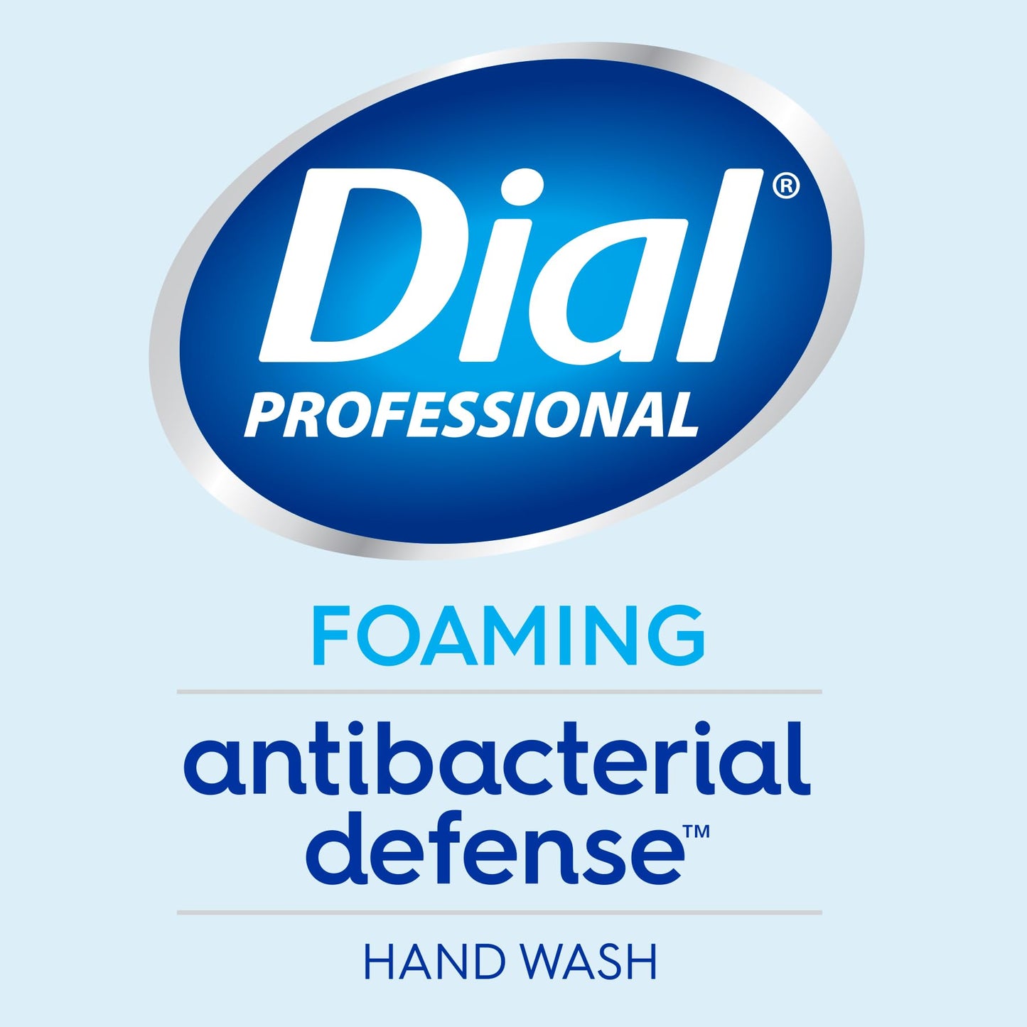 Dial Professional Spring Water Antibacterial Defense Foaming Hand Wash, 1 Gallon Refill Bottle, 128 Fl Oz