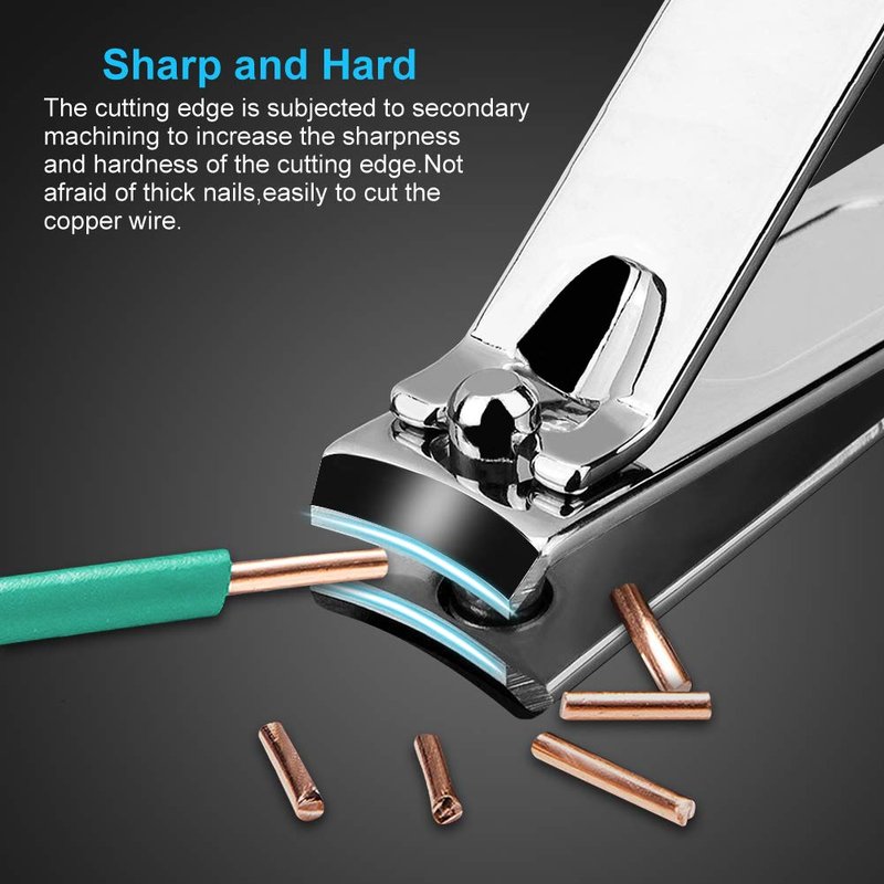 Yougai Nail Clippers Set - 18 Pcs Professional Manicure Pedicure Kit Gifts for Fathers Day Men Women, Stainless Steel Fingernail Toenail Cutters, Nail Care Grooming Tools with Leather Travel Case