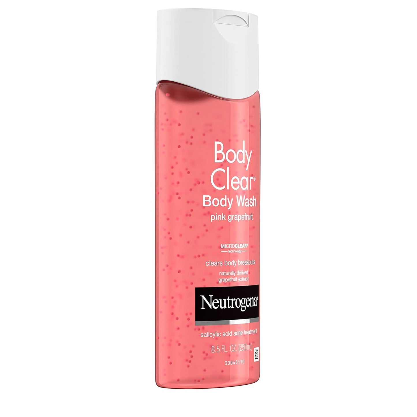 Neutrogena Body Clear Acne Treatment Wash - 2% Salicylic Acid Gel for Back, Chest & Shoulders | Pink Grapefruit, 8.5 fl. oz (Pack of 3)