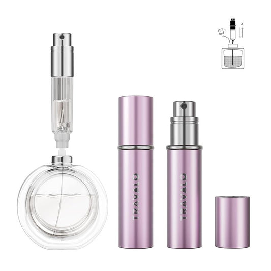 Refillable Perfume Atomizer - Mini Travel Cologne Dispenser | Portable Bottom Filling Bottle for Men & Women