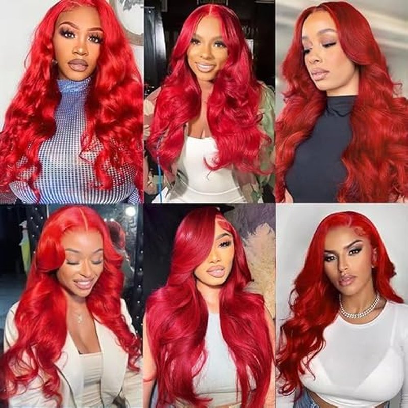 Wine Red Bundles Human Hair Burgundy Body Wave 3 Bundles 20 20 20 Inch Unprocessed Brazilian Virgin Remy Hair Double Weft Weave Human Hair Extensions