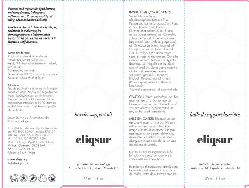 Elisqur Barrier Support Oil – Repair, Glow and Moisturize face, Hydrating Cream for Dry Skin, Nourishes and Protects