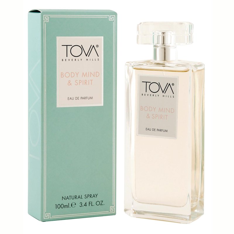 Tova Body, Mind & Spirit Eau de Parfum – Peaches & Cream Scent for Women – Osmanthus Rose Apricot – USA-Made & Cruelty-Free – 3.4 fl oz