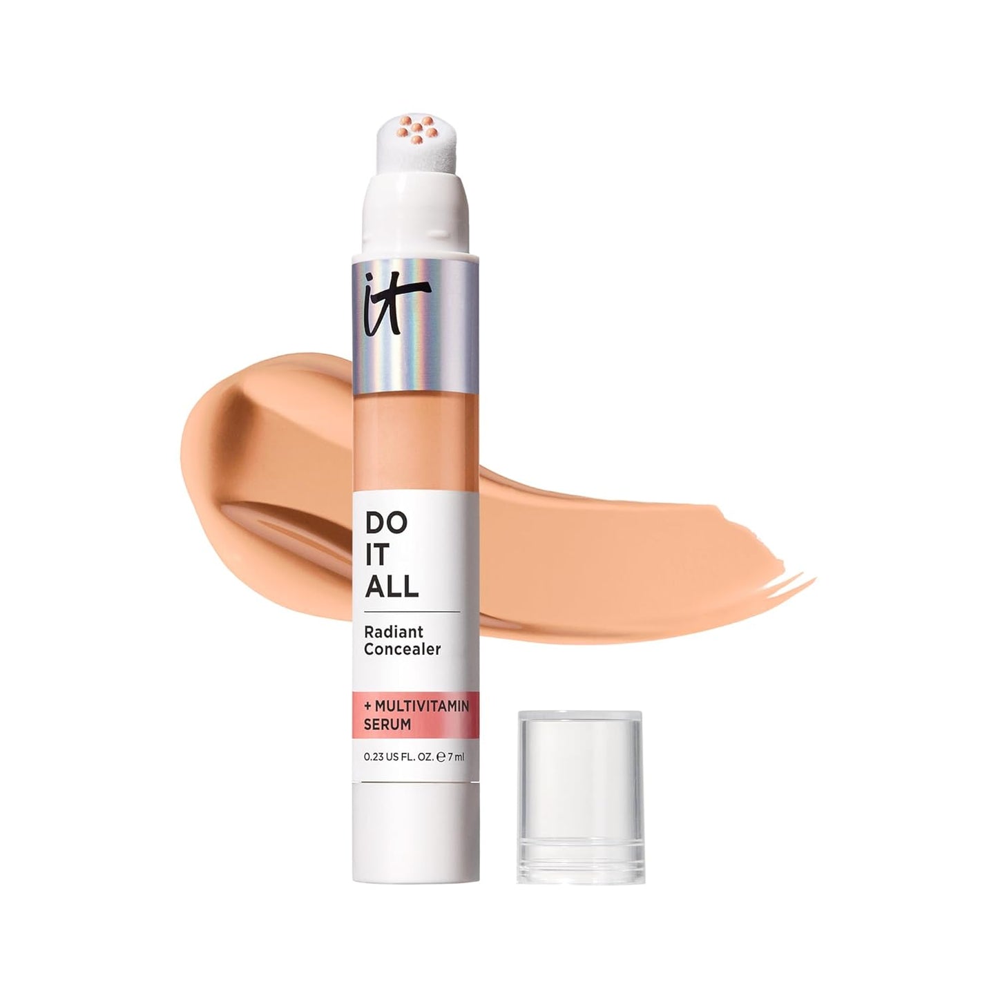 IT Cosmetics Radiant Concealer - Hydrating Creaseless Formula with Niacinamide & Hyaluronic Acid | 0.2 Fl Oz