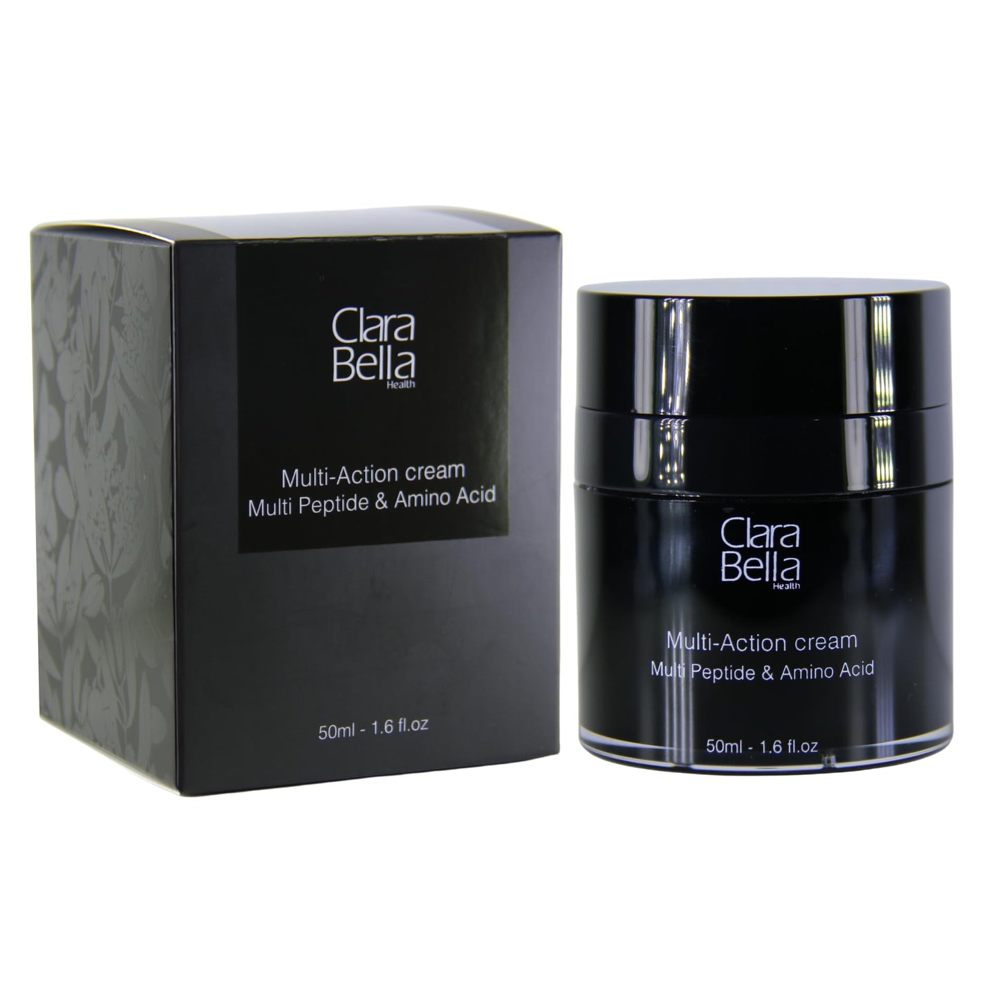 Clara Bella Health Multi-Action Facial Cream, for Dry Skin 1.6 fl oz, Multi Peptide & Amino Acid