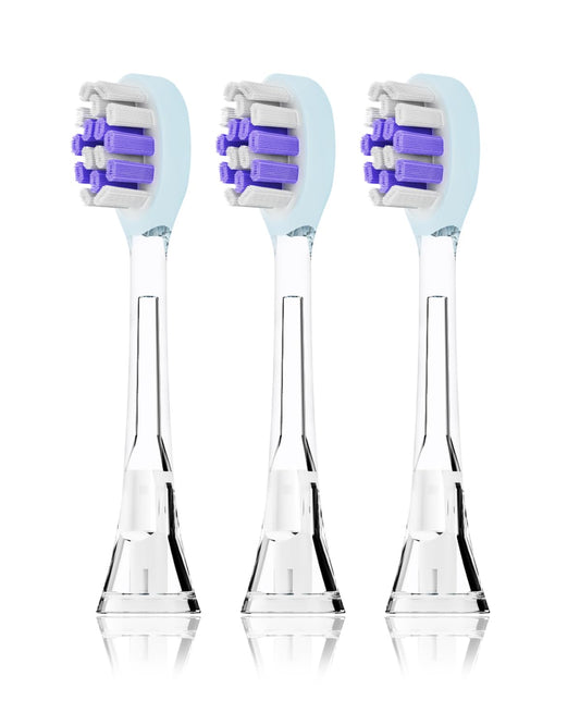 Acelike Kids Electric Toothbrush with UV Mode，Oscillation and Vibration Toothbrush, Cute Ice Cream Appearance, Silicone Anti Slip Handle, 4 Modes & 2-Min Smart Timer, One Charge Last 60 Days (Blue)