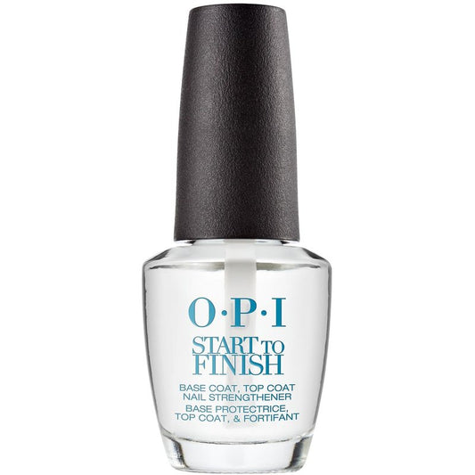 OPI Nail Polish Treatment, 3-in-1 Start to Finish Nail Formaldehyde Free Treatment, 0.5 Fl Oz