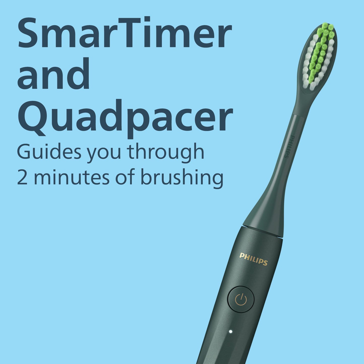 Philips Sonicare One by Sonicare Rechargeable Toothbrush, Sage, HY1200/28