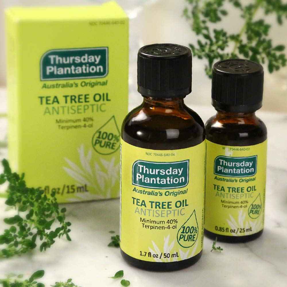 Thursday Plantation 100% Pure Australian Tea Tree Oil – 1.7 fl oz (50ml) – Natural Essential Oil – Cleanses and Purifies Skin – Made in Australia