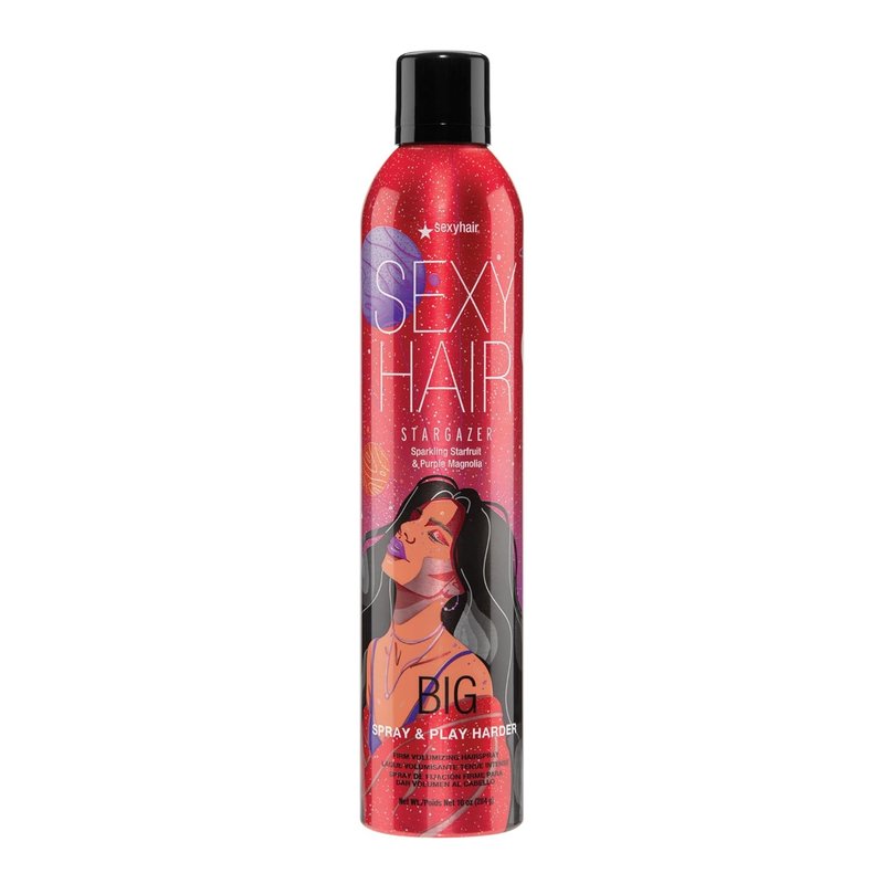 Big Spray & Play Harder Firm Volumizing Hairspray - All Day Hold, 72-Hour Humidity Resistance | Shine & Volume