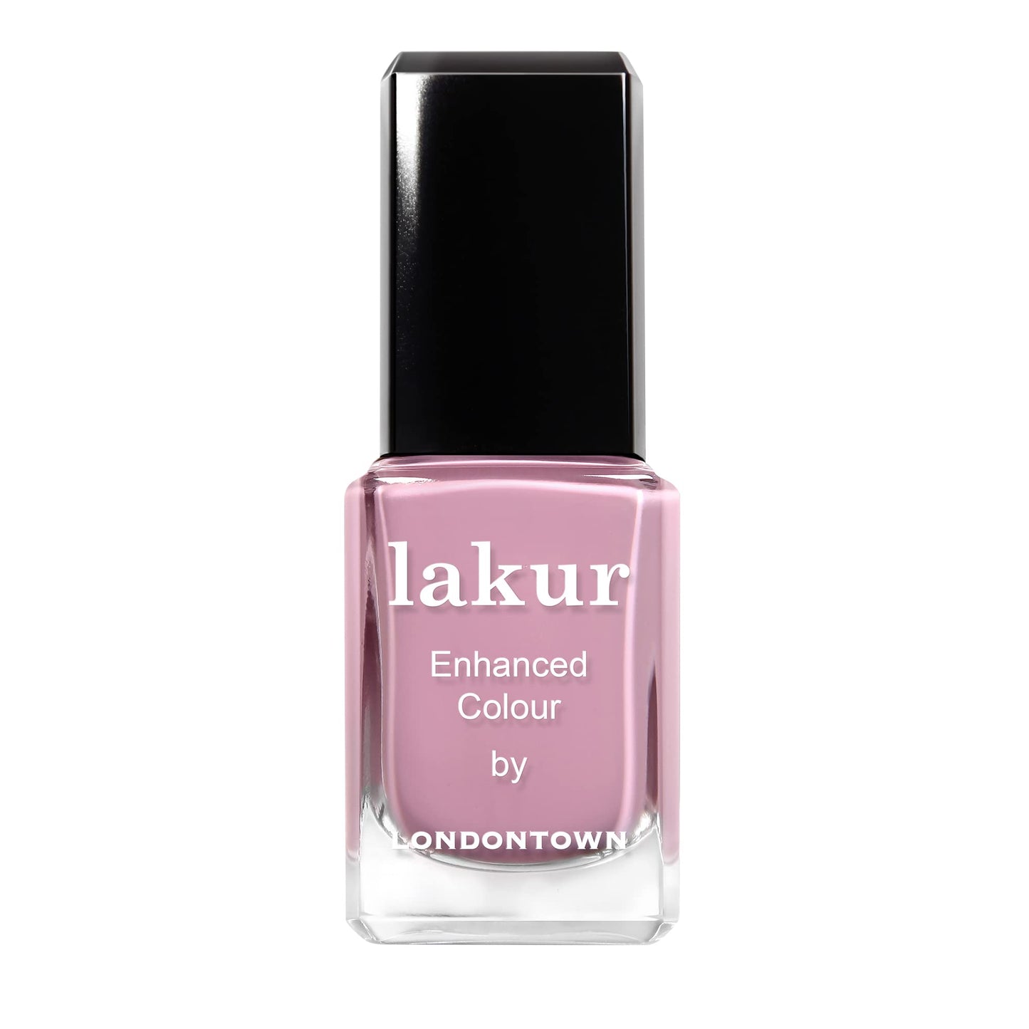 LONDONTOWN Lakur Nail Polish – Pink & Purple Shades, Plush, 0.4 Fl Oz, Long-Lasting, Streak-Free, Chip-Resistant | 21+ Free Non-Toxic Vegan Nail Color, Strengthens & Hydrates Nails