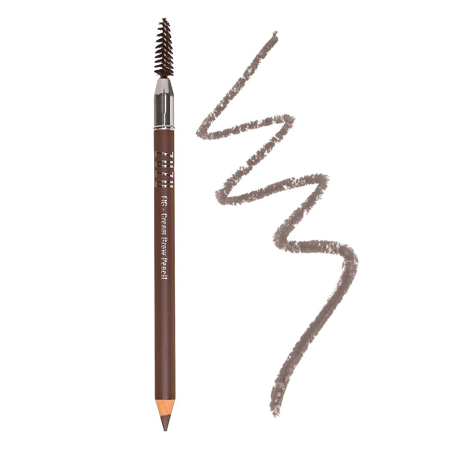 ZUZU LUXE Cream Brow Pencil - Sculpt & Define Eyebrows | Fig Brunette, Vegan & Cruelty-Free, 0.044 oz