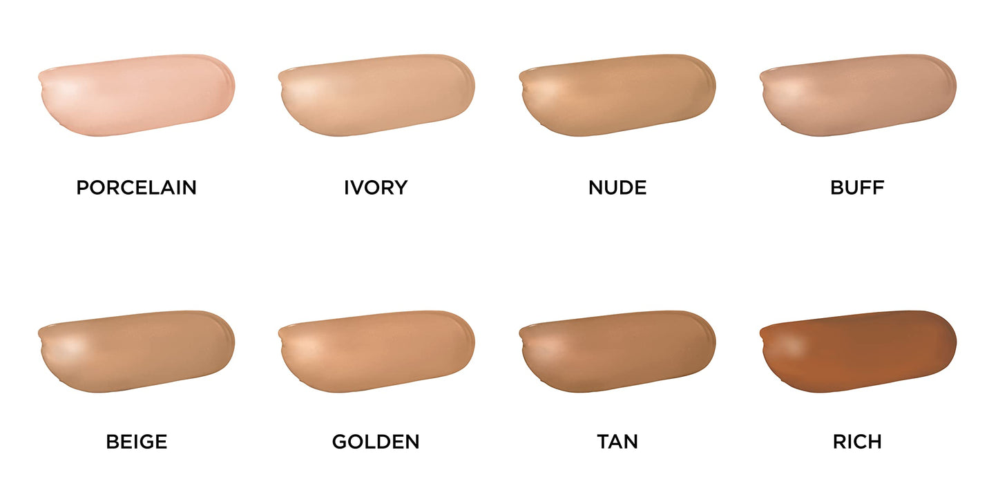 Perricone MD No Makeup Foundation Serum - Semi-Matte Hydrating Liquid Foundation Makeup - Fragrance Free, Vegan, Cruelty-Free - Buildable Medium Coverage for Dark Spots & Uneven Tone, Buff, 1 fl oz