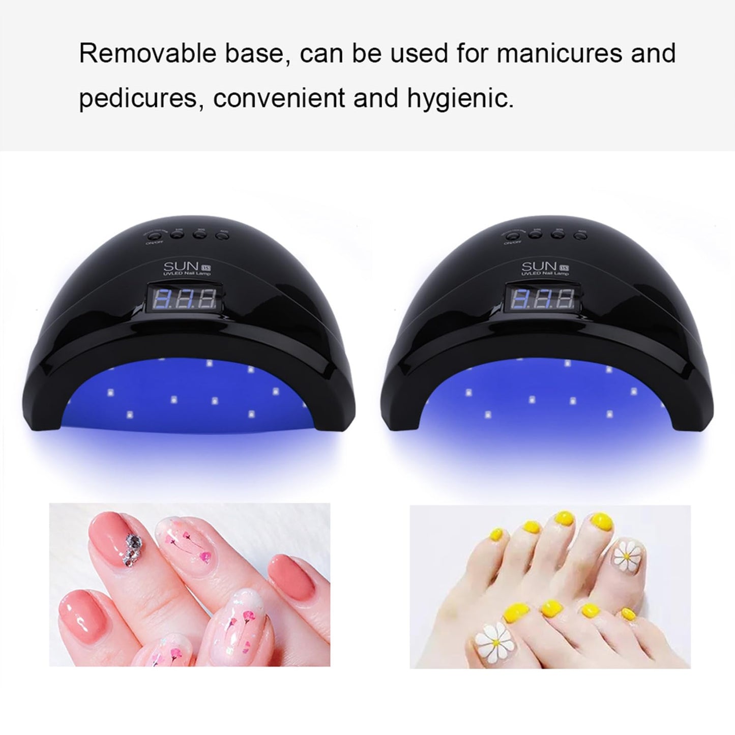 48W LED Nail Dryer for Gel Polish Curing Lamp Manicure Pedicure Machine with US Plug #02