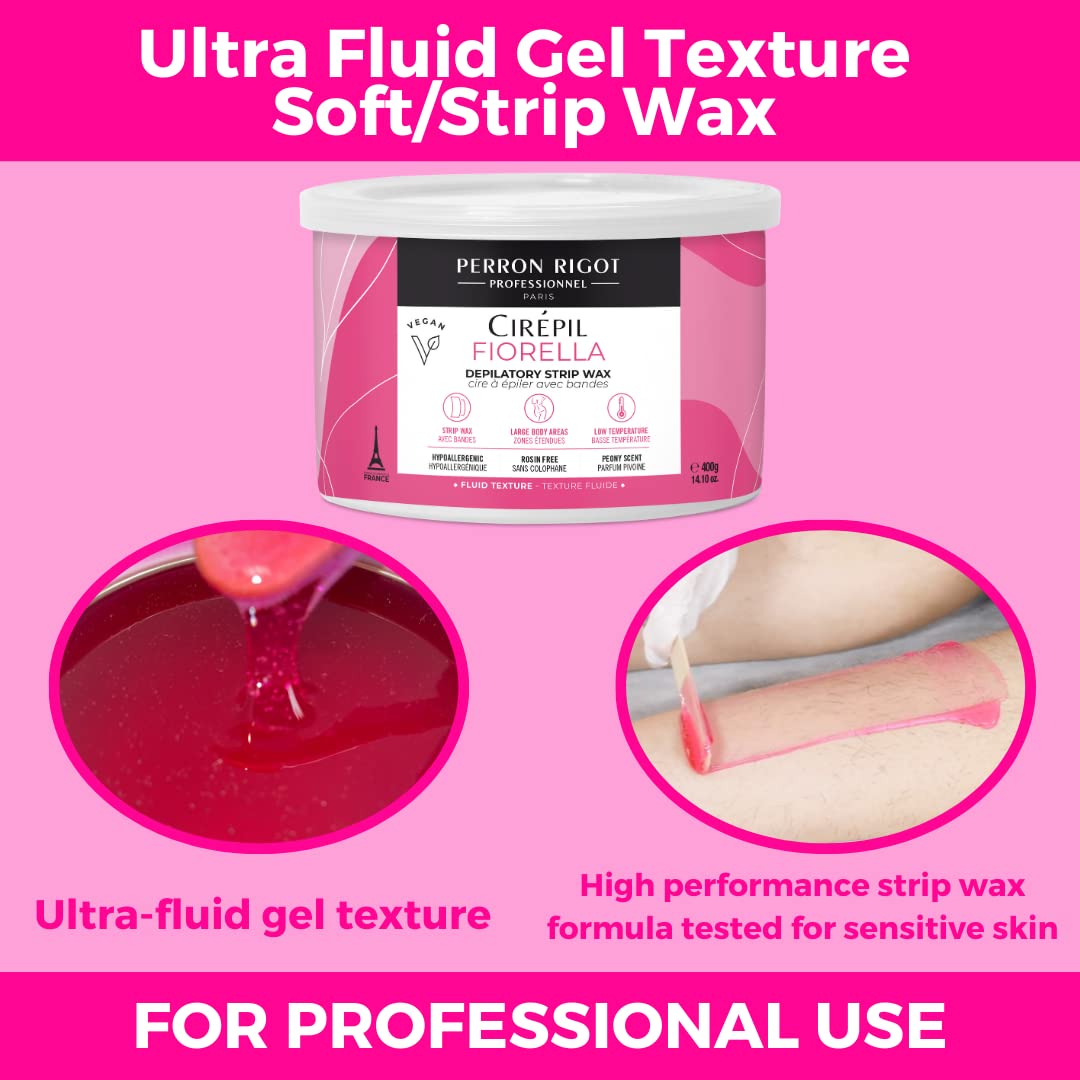 Cirepil FIORELLA Soft Strip Wax Tin 14.11oz / 400g