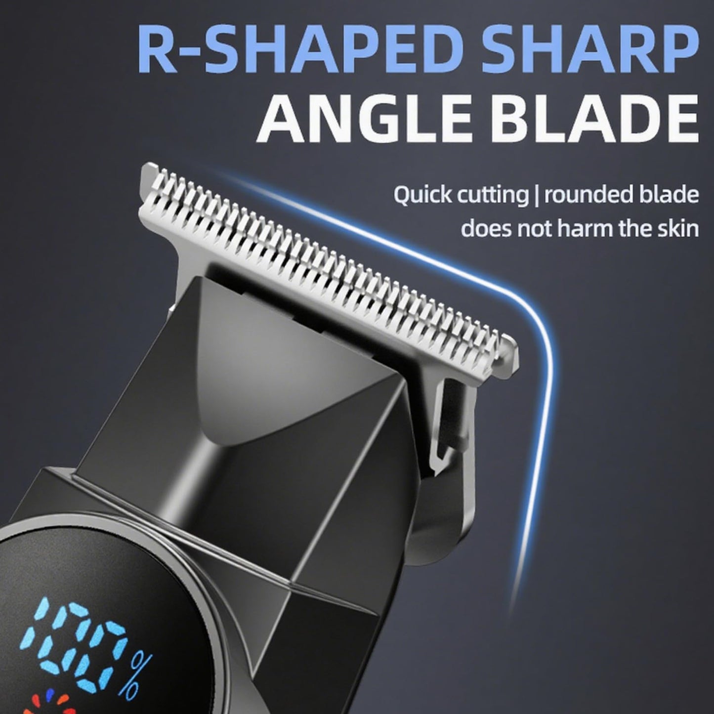 RDRVA Hair Clippers,Ball Trimmer Pubic Hair Groomer Cordless Rechargeable Hair Clippers with LED Lighting Portable Body Grooming Travel for Him Dad（Black）