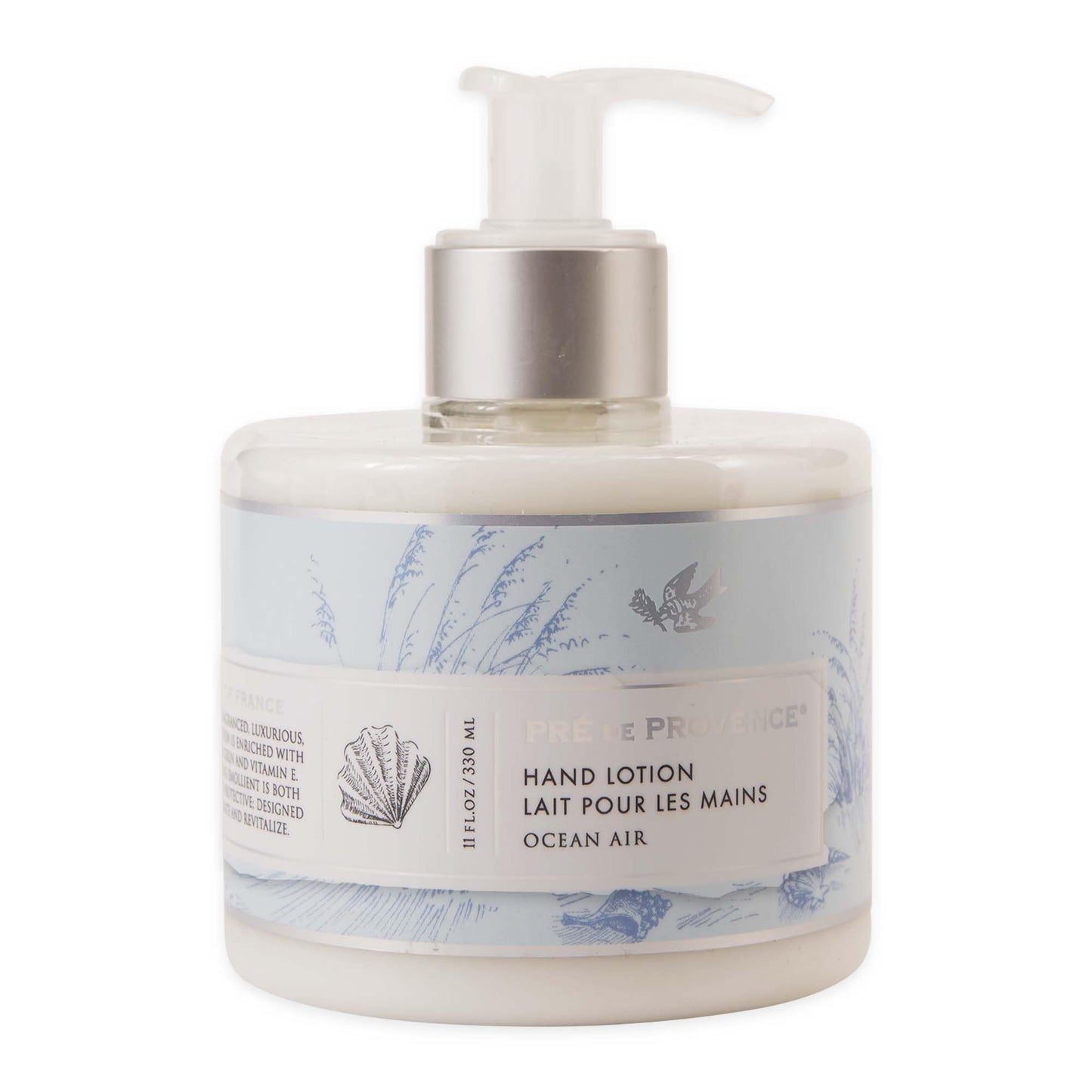 Pre de Provence Collection Shea Butter Enriched Silky Smooth Emollient Hand Lotion, Ocean Air, 11 Fl Oz