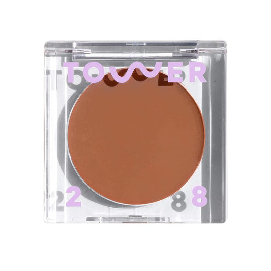 Tower 28 Sculptino Cream Contour - Foolproof Cream Bronzer Contour - Natural Face Sculpting Matte Bronzer Balm - Vegan, Everyday Face Makeup for Sensitive Skin - Light Medium Neutral (0.16 oz)