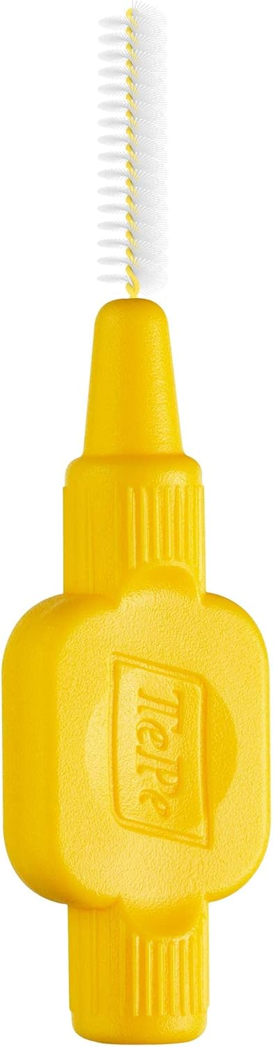 TePe Interdental Brushes - Size 5 (0.8mm) | Pack of 20 Yellow Brushes for Effective Cleaning