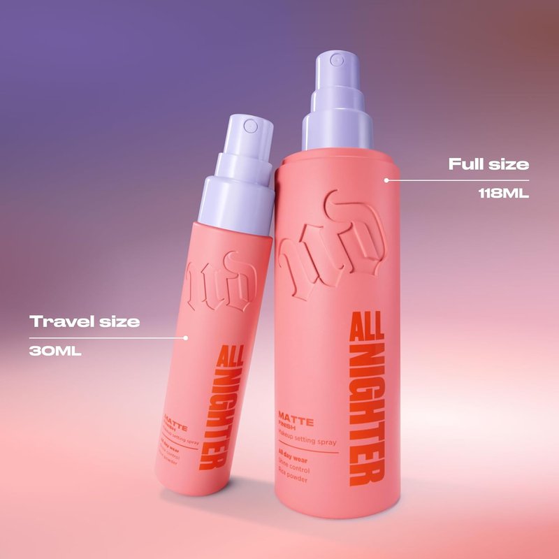 Urban Decay All Nighter Matte Setting Spray - 24HR Waterproof, Blurring Finish | Oil Control for All Skin Types