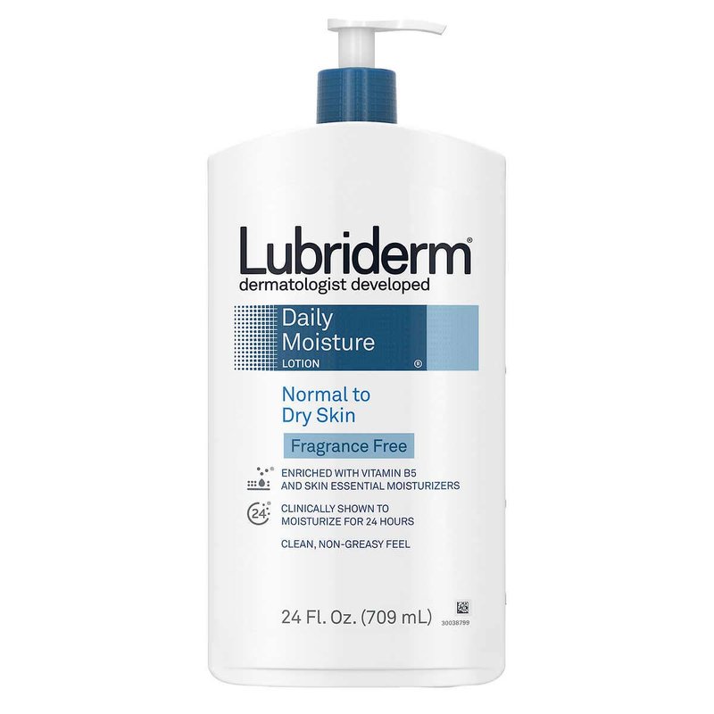 Lubriderm Daily Moisture Lotion - Fragrance-Free Hydrating Formula | 3-Pack