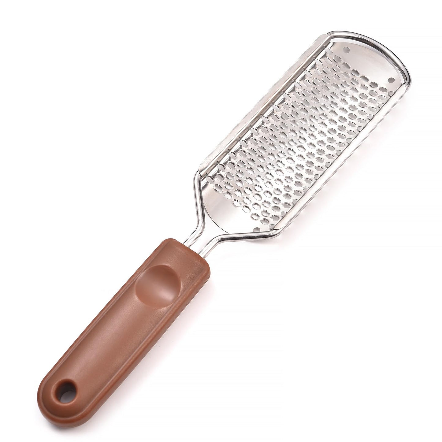 KAZIPOP Colossal Foot File Foot Rasp Pedicure Scrubber Tool Stainless Steel Feet Scraper Detachable Foot Grater for Dead Skin Callus Remover