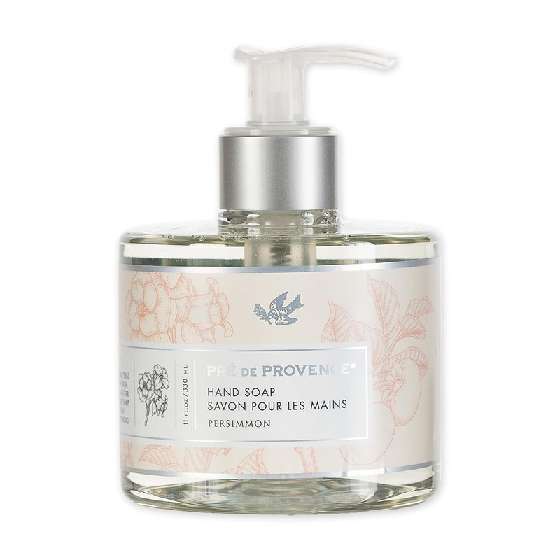 Pre de Provence Liquid Hand Soap - Soothing Shea Butter & Vitamin E | 11 fl oz, Persimmon