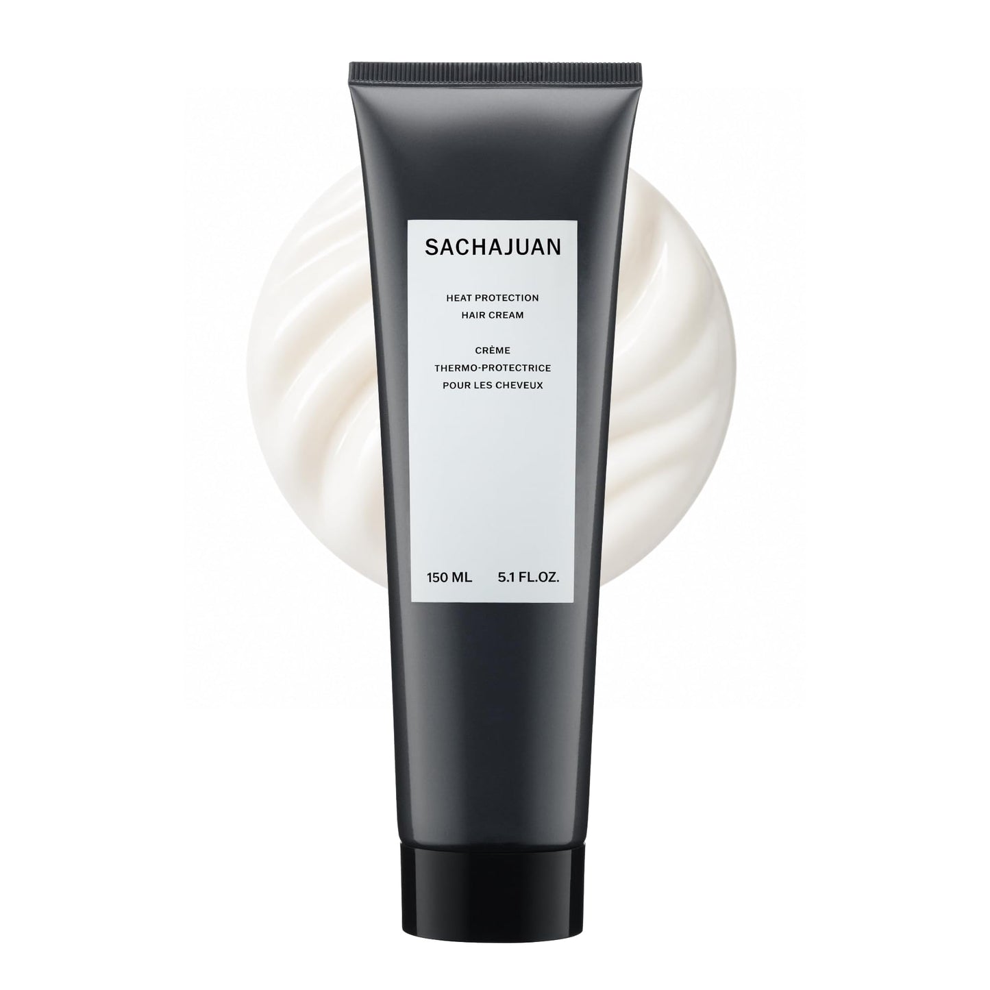 SACHAJUAN Heat Protection Hair Cream | Heat Protectant Up to 446°F for Blow Dryer, Straightener & Curling Iron | Reduces Frizz, Adds Shine & Strengthens | Paraben-Free | 5.1 oz