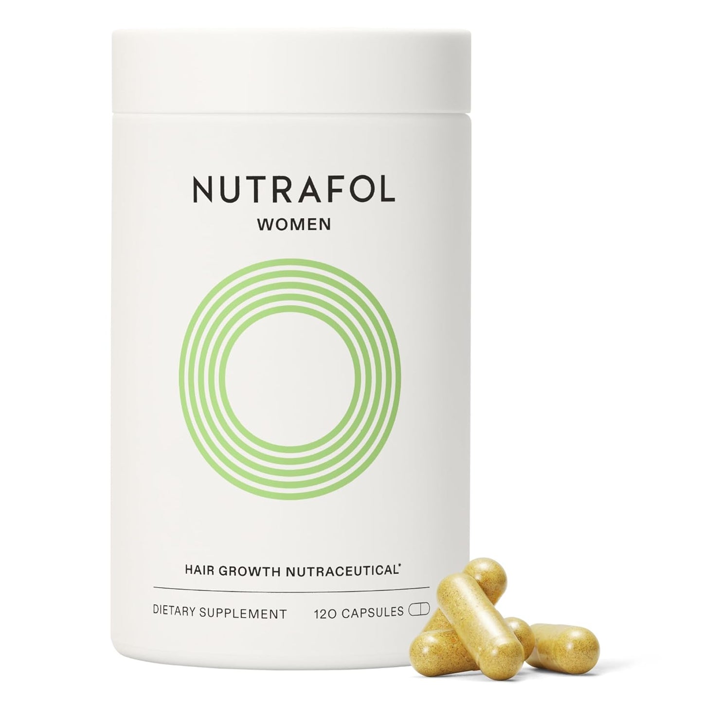 Nutrafol Women's Hair Growth Supplements - Clinically Tested for Thicker, Stronger Hair | 1 Month Supply, Ages 18-44